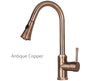 Arc Pedi Sink  Faucet - Antique Copper 