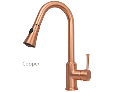 Arc Pedi Sink Faucet - Copper