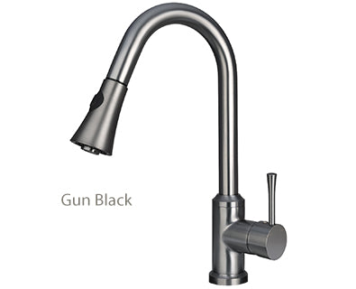 Arc Pedi Sink Faucet - Gun Black