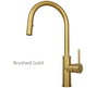 Brushed Gold Pedicure Faucet - Lever Handle