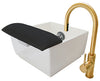 Tranquility Air Pedi Sink - Brushed Gold Faucet