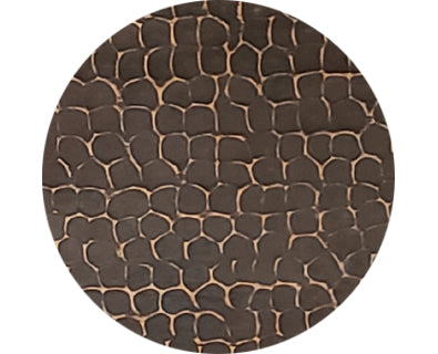 Cocoa Hammered Copper Swatch