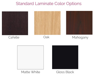 Wood Laminate Color Options - Standard