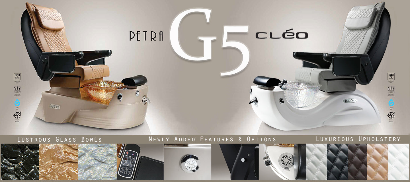 G5 Pedicure Chairs - Cleo Spa
