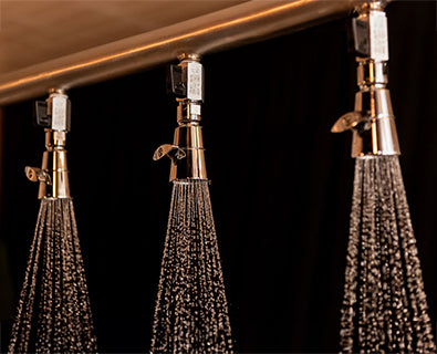 Vichy Bar With Rain Shower Heads