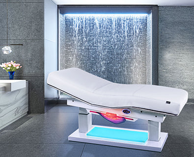 Cascade Treatment Table in Spa Setting