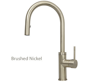 Brushed Nickel Pedicure Faucet - Lever Handle