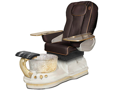 La Peria Pedicure Chair - Chocolate Upholstery