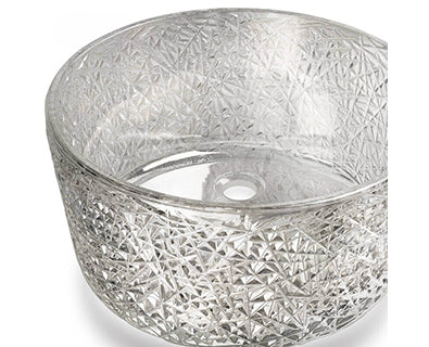 Crystal Glass Pedicure Sink