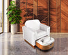 Wilshire Pedicure Chair -   White Upholstery