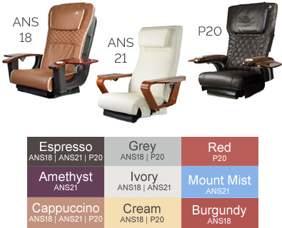 ANS 18 Massage Chair Options