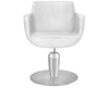 Cirus 2 Chair - White Upholstery
