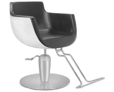 Cirus 2 Styling Chair - Black and White