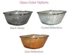 Glass Sink Color Options - Reflections