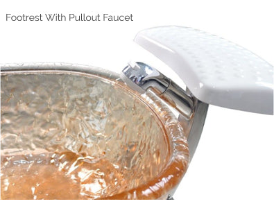 Footrest With Pullout Faucet