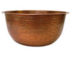 Handcrafted Fire Copper Pedicure Bowl