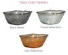 Textured Glass Sink Colors