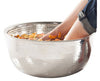 Portable Hammered Stainless Steel Bowl