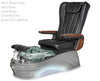 La Tulip 2 Pedicure Chair Black Upholstery