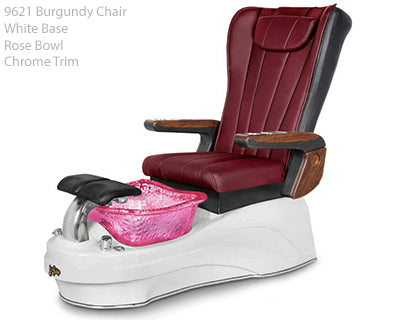 La Tulip 3 Pedicure Chair - 9621 Burgundy