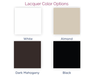Lounger Lacquer Color Options