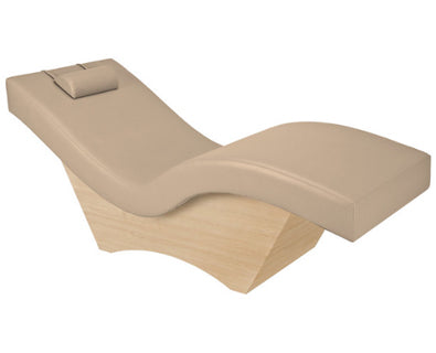 Wave Lounger Salt - Maple Stain