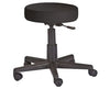 Pneumatic Rolling Stool - Black Upholstery
