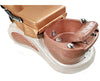 Rose Gold Pedicure Sink With Footrest