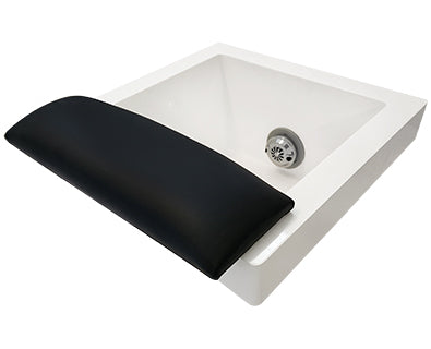 Serenity White Square Drop-In Pedicure Sink