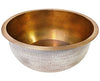 Solstice Gold and White Copper Bowl
