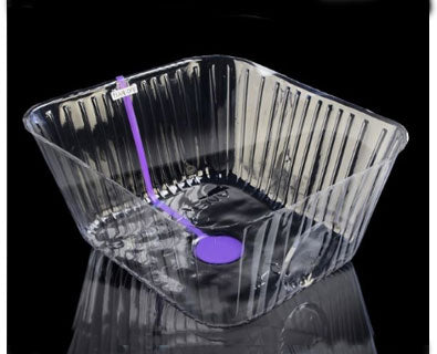 clear plastic rectangular planter liners ANS Pedicure Liner SG - Durable Hard Plastic