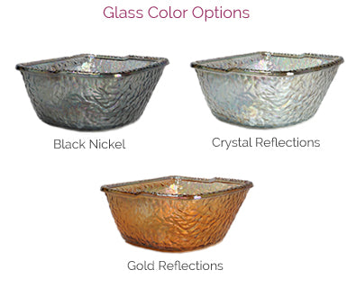 Toepia Textured Glass Colors