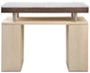 Val White Marble Manicure Table