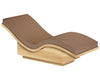 Wave Spa Lounger - Maple Stain